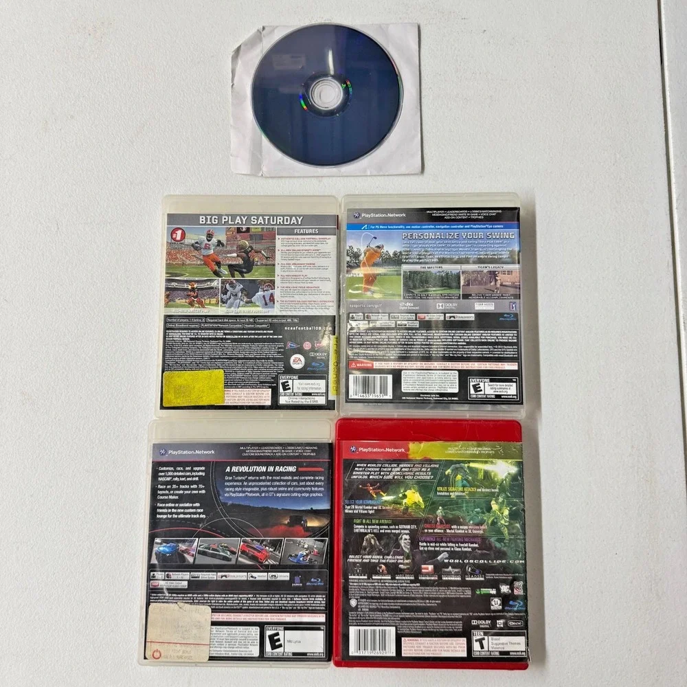 Playstation 3 PS3 Video Game Mixed Lot Of 5 Games Tested Works